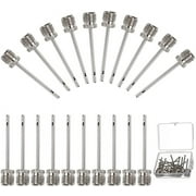 20 Packs Air Pump Inflation Needles, Soccer Sports Ball Pump Needle Stainless Steel Basketball Inflating Pins Air Pump Needle For Balls Soccer Basketball Football Volleyball Rugby