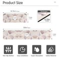 thumbnail image 3 of Yayeee Faucet Mat for Kitchen Sink 30" Diatomite Long Splash Guard Pad, Purple Watercolor Seashells, 2 Pack, 3 of 7