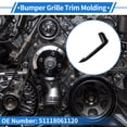 thumbnail image 2 of Embelledor de Rejilla de Parachoques Frontal Derecho Único para Bmw G12/7 Series M 2017-2018, 2 of 6