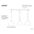 thumbnail image 6 of Progress Lighting, Linear Pendant, 2-3 Lights, Brushed Nickel, Steel, Antique Bronze, Shade Included, 6 of 13
