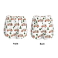 thumbnail image 3 of Daiia Camp Van Pattern Women's 2 in 1 Running Shorts - Lightweight Athletic Workout Gym Yoga Shorts Liner with Phone Pockets-Medium, 3 of 7