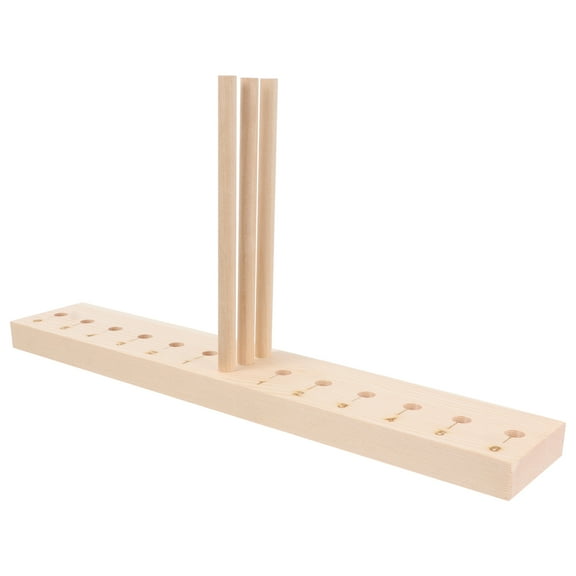 HOMEMAXS Beige Bow Maker Tool for Home Use Made of Durable Synthetic Material Creates Fancy Bows in Various Sizes