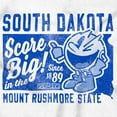 thumbnail image 2 of PACMAN Score Big South Dakota State Toddler Boy Girl T Shirt Infant Toddler Brisco Brands 6M, 2 of 5