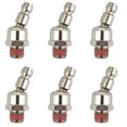 thumbnail image 1 of Automotive Swivel 1/4" NPT Male Quick Connect Air Tool Fittings - 6 Pack, 1 of 4