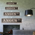 thumbnail image 2 of ANGUS Vintage Plastic Street Sign beef cattle farm cow bull | Indoor/Outdoor |  36" Wide, 2 of 4