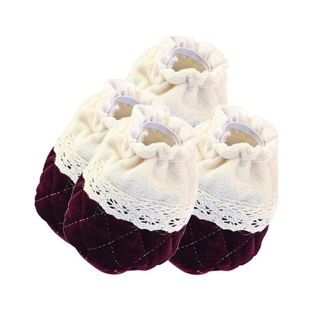 Bearachild 4 Pieces Non Slip Chair Leg Protectors Socks Floor Cloth Caps Cubiertas para muebles de jardín Morado oscuro