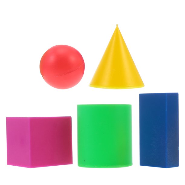 1 Juego de modelos de enseñanza geométrica de matemáticas, herramientas de enseñanza de geometría plástica