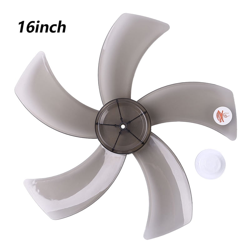 16" Plastic Fan Blade 3 Leaves W/Fan Nut For General Standing Fan Table Fanner 