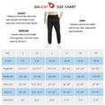 thumbnail image 3 of Baleaf Men's 27" Cotton Lounge Casual Pants Lightweight Joggers Sweatpants Workout Pocketed Pajamas 7/8 Length Black Size S, 3 of 7