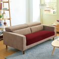thumbnail image 2 of Housse de Coussin Extensible Housse de Coussin de Canapé Protecteur de Meubles Housse de Siège de Canapé pour Canapé Housses de Coussin 1 Pce pour Causeuse, Vin Foncé, 2 of 7
