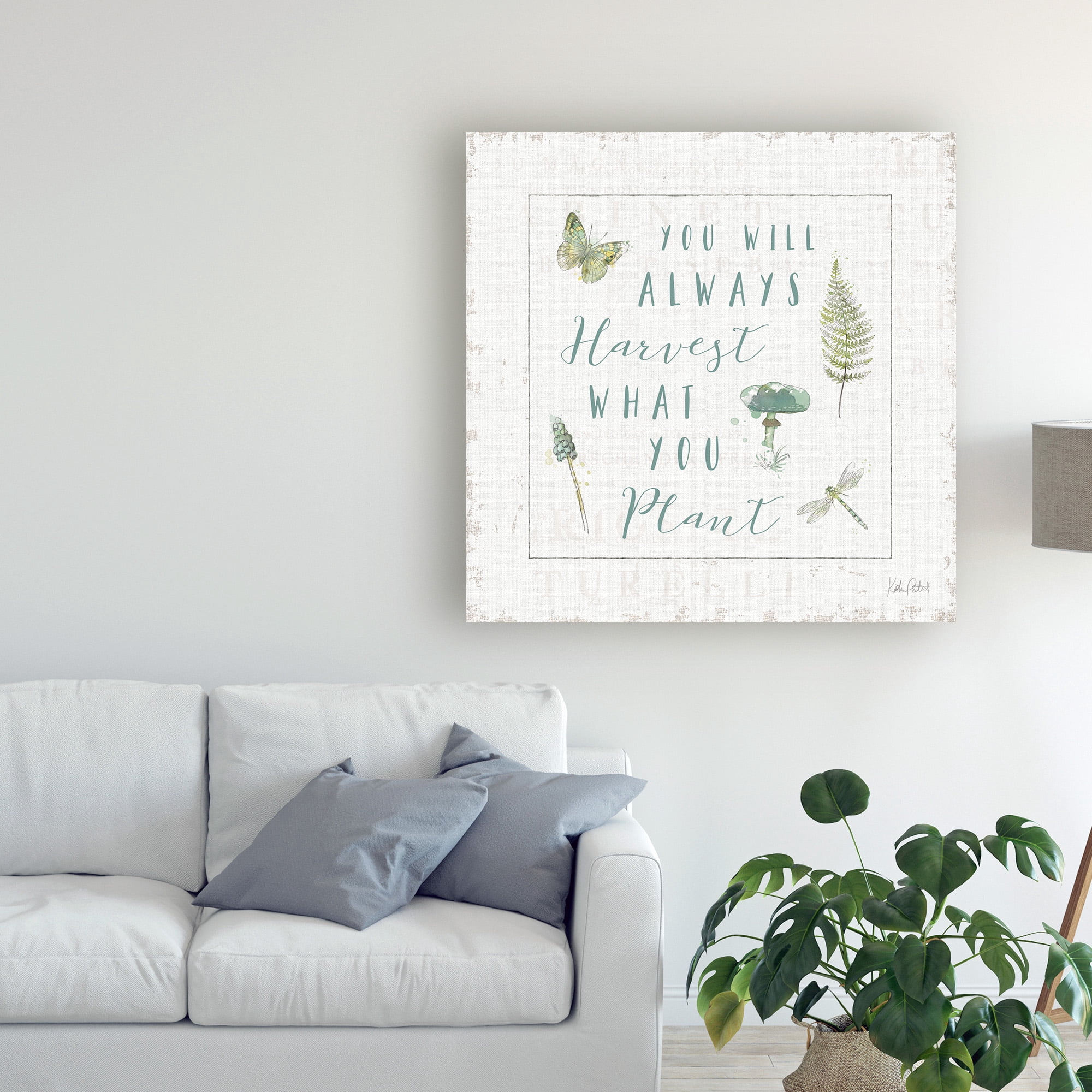 Trademark Fine Art 'In the Forest V Harvest' Canvas Art by Katie Pertiet