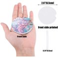 thumbnail image 2 of RYLABLUE Oil Painting Style Pink Sakura Set of 4 Car Coaster for Drinks, Absorbent Ceramic Stone Coasters Cup Mat with Cork Base for Home Kitchen Room Coffee Table Bar Decor, 2 of 5