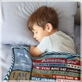 thumbnail image 5 of Gifts for Son Blanket 40"X50" - Son Gifts from Mom - Gifts for Son from Mom - Son Birthday Gifts - Birthday Gifts for Son - Son Blanket from Mom - Graduation Party Gift Ideas Throw Blankets, 5 of 6