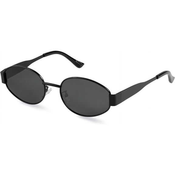 2025 Trendy Oval Sunglasses - Stylish Polarized Shades for Everyday - Retro Metal Frames
