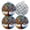 Black1442, variant on 4 PCS Pot Holders for Kitchen,Potholders Sets with Hook for Oven,Cooking,Baking,Lemon - Filled Botanical Illustration