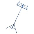 thumbnail image 1 of Maytalsory Support de Partitions Pliable avec Sac de Transport Portable et Léger Bleu 127cm, 1 of 6