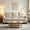 Beige + Velvet + 3 Seat, variant on AUU Elegant 3-Seater Traditional Velvet Sofa with Nailhead Trim & Solid Wood Turned Legs – Classic Upholstered Couch for Living Room, Den, or Formal Living Space