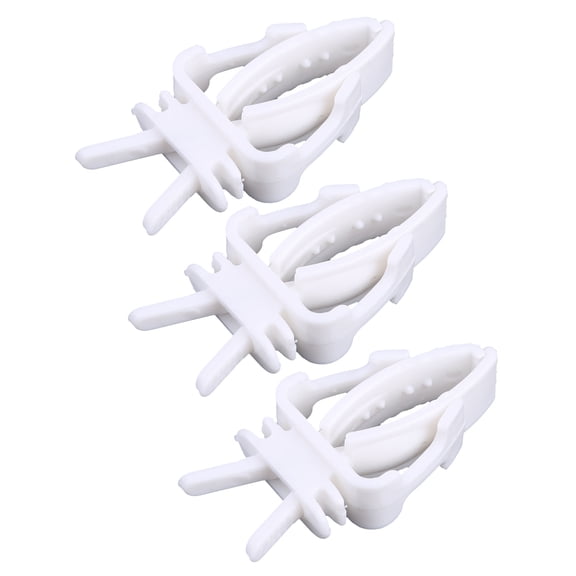 3 Packs Bird Fruit Holder Parrot Vegetable Treat Feeder Plastic Clips Cage Accessories for Parakeets Hamsters