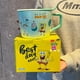 thumbnail image 3 of Bob Esponja Pantalones Cuadrados Patricio Estrella Dibujos animados Cuenco de fideos instantáneos de cerámica con tapa Juego de cuencos de arroz para desayuno Pareja Regalo de cumpleaños Niñas, 3 of 5