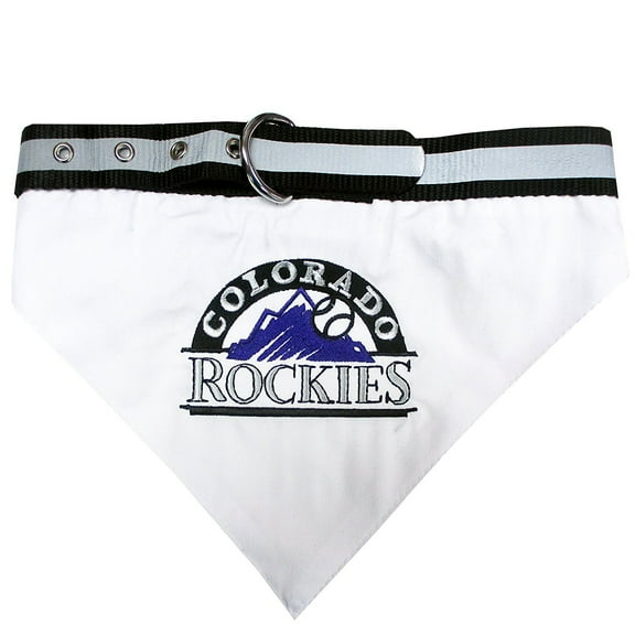 Pets First MLB Colorado Rockies Dogs and Cats Collar Bandana - Medium