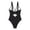 D182/Black, variant on Afdoent One Piece Swimsuit Women Bikini Swimsuit With Tie Straps Solid Color Swimsuit 2026 Beach Vacation Clothes