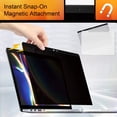 thumbnail image 2 of Magnetic Privacy Screen Protector For Macbook PRO 16.2 M1 A2485 360° Anti-Spy Filter, Matte Anti-Glare Protector, Scratch-Resistant Film, Laptop Privacy Filter Shield, 2 of 4