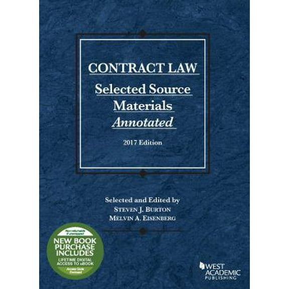 Pre-Owned Contract Law, Selected Source Materials Annotated, 2017 Edition (Selected Statutes) (Paperback) 1683287770 9781683287773