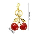 thumbnail image 3 of 4packs Cherry Bag Charm Cute Cherry Accessories Sparkling Purse Charms for Women A, 3 of 6