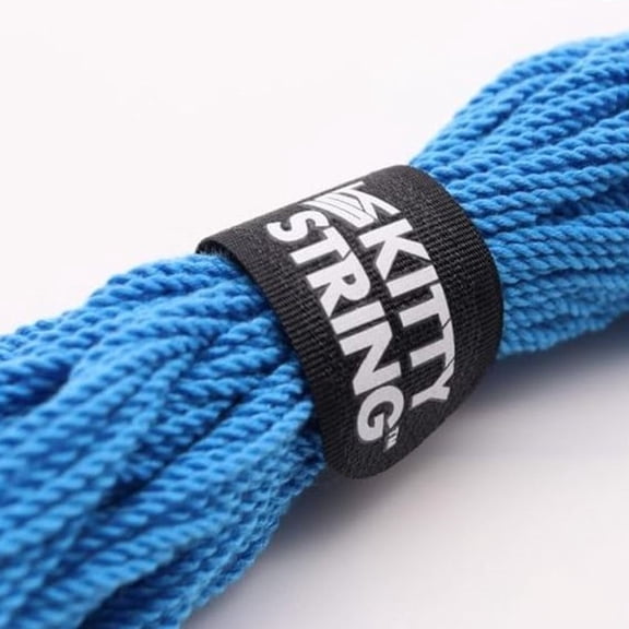 Kitty String First Class 50 Pack Yo-Yo String - Fat YoYo String (Turquoise Blue)