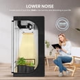 thumbnail image 2 of Ventilador de escape en línea iPower, 4 pulgadas, 195 CFM, 2 paquetes, negro, 2 of 7