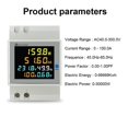 thumbnail image 4 of grid cool Single Phase Electricity Meter Digital Electricity Meter AC 40300V 100A Electricity Meter Watt KWh Voltmeter Ammeter, CE Approved, 4 of 5