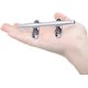 thumbnail image 3 of Cornamusa para muelle de barcos, base abierta de acero inoxidable 316 Cornamusas para cubierta de 4 pulgadas, accesorios de amarre, cornamusa para muelle de barcos. Paquete de 4, incluye tornillo, 3 of 5