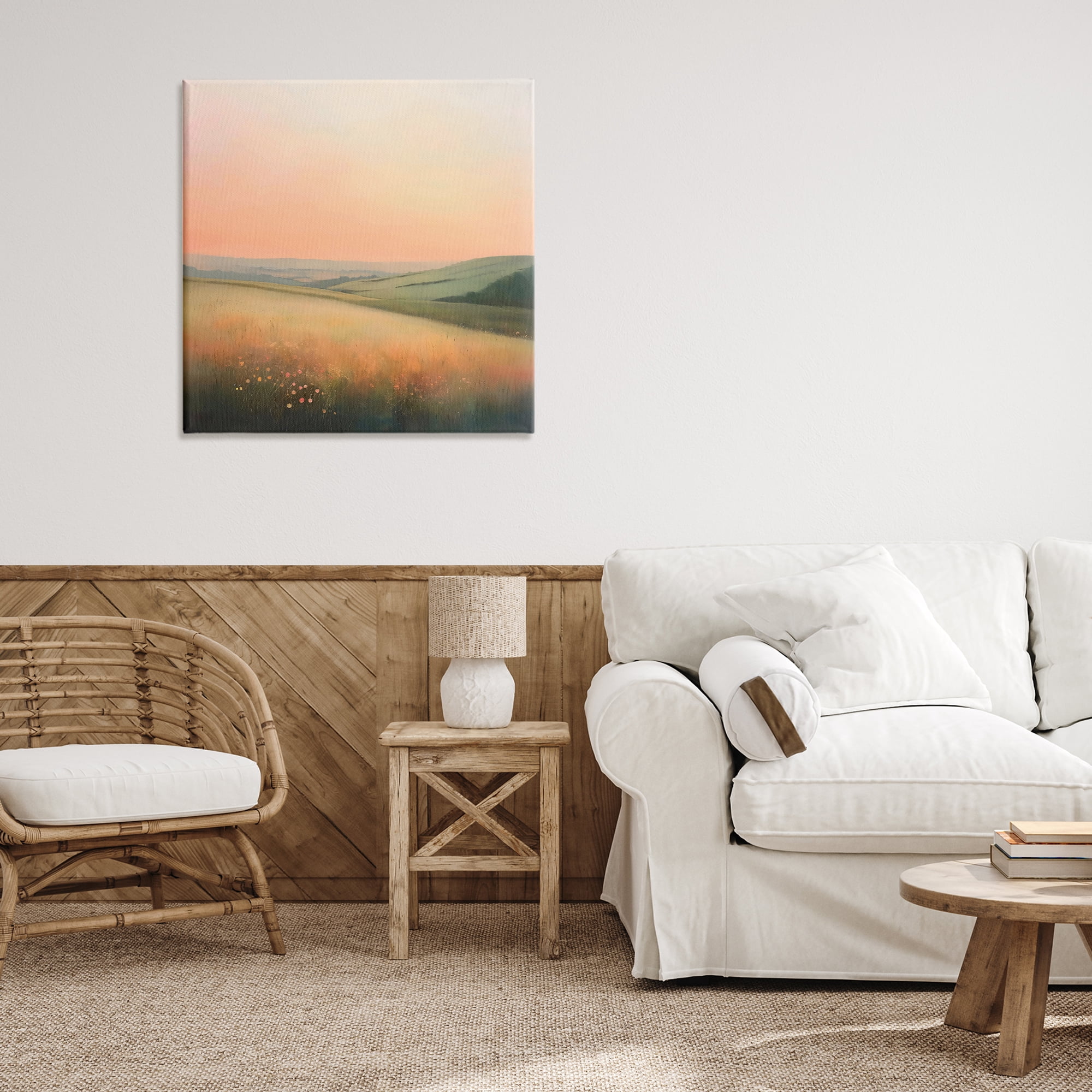 Stupell Industries Sun Coming Up Over Meadow Canvas Wall Art, design by Creative Studio