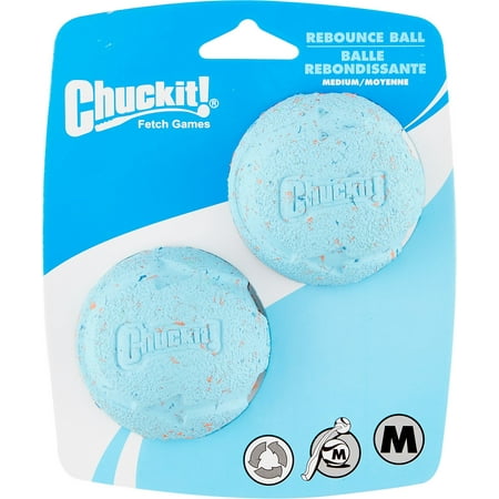 UPC: 0660048000181 | Chuckit! Rebounce Recycled Rubber Dog Toy Ball  Medium  2 Count