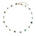 thumbnail image 1 of Collar JURYLOO Gargantilla de Cuentas con Aventurina Verde 36 cm, 1 of 7