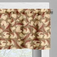 thumbnail image 5 of Ambesonne Mushroom Valance & Curtain, Grunge Harvest Farm, 55"x45", Cocoa Brown Beige, 5 of 6