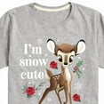 thumbnail image 3 of Disney Bambi - Christmas - I'm Snow Cute Roses - Toddler & Youth Short Sleeve Graphic T-Shirt, 3 of 5