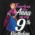 thumbnail image 3 of Frozen Boys/Girls Fearless Like Anna 9th Birthday Hoodie, 3 of 3