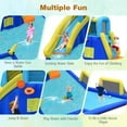 thumbnail image 6 of Gymax Inflatable Water Slide Climbing Bounce House Splash Pool with 735W Blower, 6 of 10
