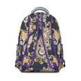 thumbnail image 4 of Exotic Paisley Artwork School Backpack for Students Lightweight and Comfortable Boho Vintage Floral Pattern Backpack for Student and Student, 4 of 5