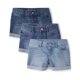 thumbnail image 1 of Shortie Shorts The Children's Place de mezclilla, paquete de 3, talla 12, 1 of 4