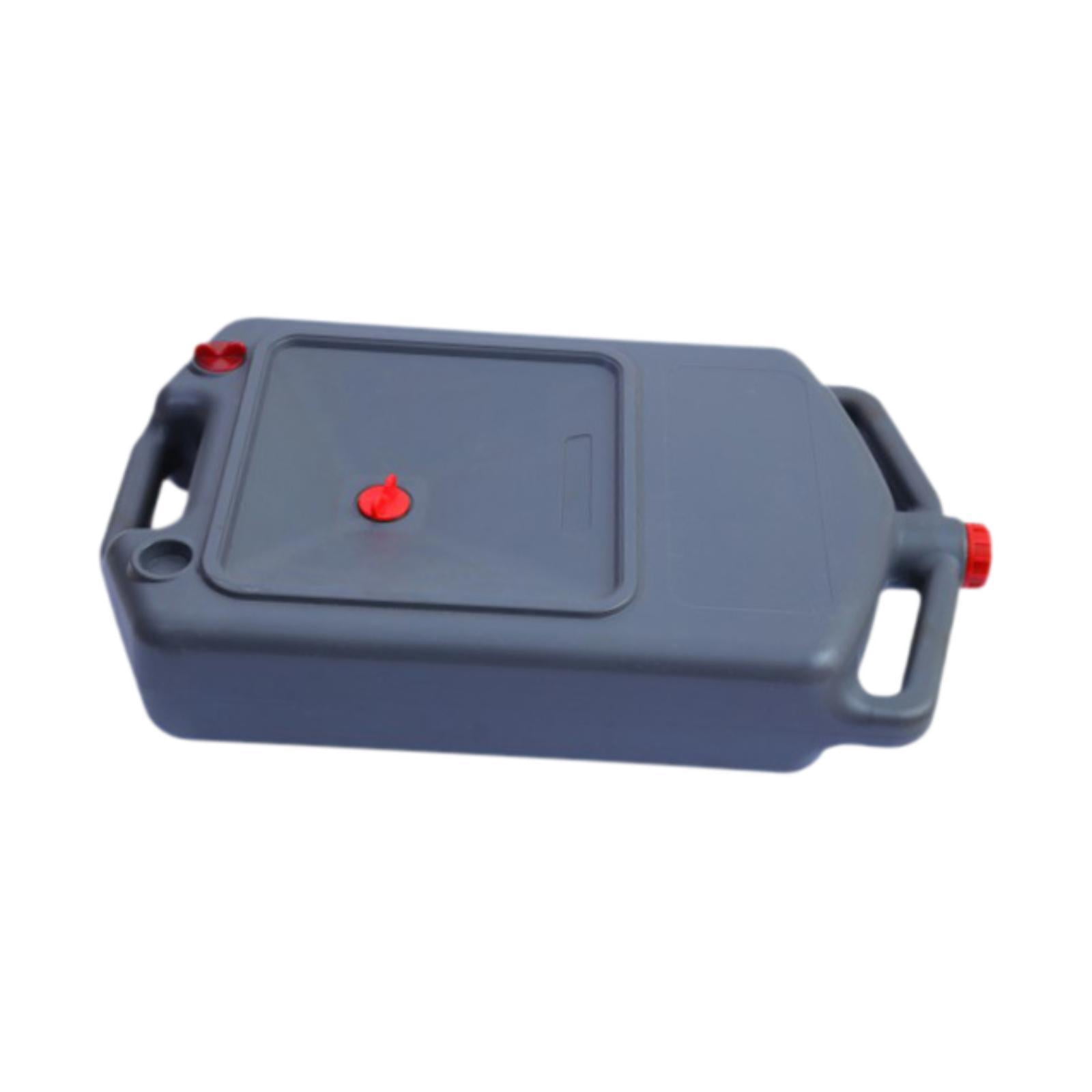 Wzmzjy 12L Drain Tray Pan Oil Drain Can Easy to Clean with Drain Hole Oil Can Reservoir