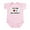 Petal Pink, variant on CafePress - Dom Loves Mommy Infant Bodysuit - Baby Light Bodysuit, Size Newborn - 24 Months