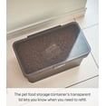 thumbnail image 3 of Yamazaki Home Tower Airtight Pet Food Storage Container, Black, 0.8 Gallon, 3 of 7