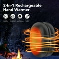 thumbnail image 3 of BN-LINK Magnetic Hand Warmers Rechargeable 2 Pack, Electric Hand Warmers With 3 Temperature Settings, Portable Pocket Heater For Winter & Outdoor, 3 of 7