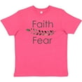 thumbnail image 3 of Inktastic Faith over Fear with Laurels Youth T-Shirt, 3 of 5