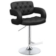 thumbnail image 3 of Brandi Adjustable Bar Stool Black and Chrome, 3 of 11