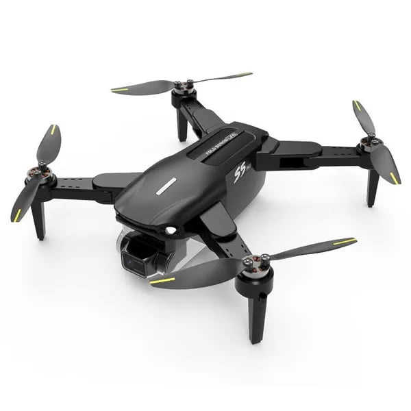 S5Pro Brushless Three-axis Gimbal Drone 4K Dual-camera Aerial GPS Remote  Control Aircraft Quadcopter 2 Batteries 