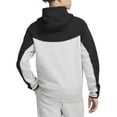 thumbnail image 2 of Nike Men's Tech Fleece Full-Zip Windrunner Hoodie (Dk Grey Heather/Black, L), 2 of 3