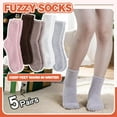 thumbnail image 2 of Fuzzy Socks Fluffy Thick Warm Winter Soft Cozy Plush Sleep Home Fleece Cabin Soft House Socks for Women Men, 2 of 5